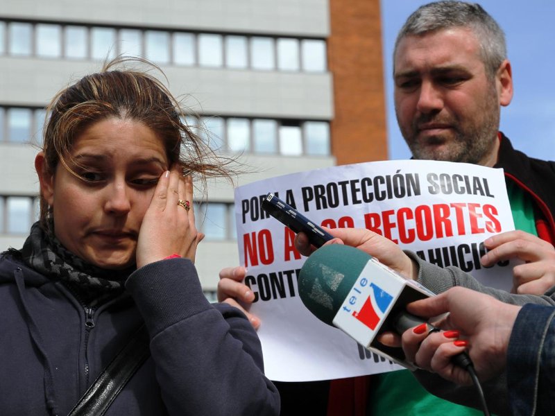 Uno de los múltiples actos de denuncia de la plataforma Berri Otxoak de Barakaldo