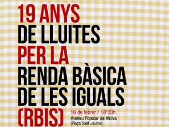 19 anys de lluites a la Costera contra l’empobriment i per la Renda Bàsica de les Iguals